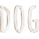 Feathers And Fur Word Art dog