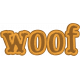 Feathers And Fur Word Art woof