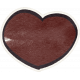 Fancy A Cup Sticker heart 1 brown