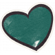 Fancy A Cup Sticker heart 2 green