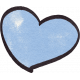 Fancy A Cup Sticker heart 4 blue alt