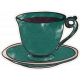 Fancy A Cup Sticker teacup 1
