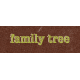 Good Old Days Family Tree Word Art