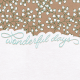 Simply Sweet Wonderful Days 4x4 Journal Card