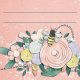 Spring Garden Journal Card Cluster 4x4