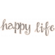 Spring Garden Happy Life Word Art