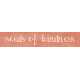 Spring Garden Seeds of Kindness Word Art