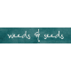 Spring Garden Weeds &amp; Seeds Word Art