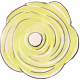Spring Garden Sticker rose yellow