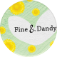 Dandy Dandelions Fine &amp; Dandy Round Sticker