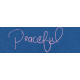 Meadow Peaceful Word Art