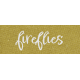 By the Stream fireflies word art snippet