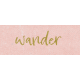 By the Stream wander word art snippet