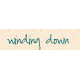 Summer Shimmer Winding Down Word Art Snippet