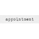 Finding Home Appointment Word Art