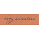 Autumn Comforts Cozy Sweaters word art snippet