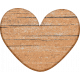 Autumn Comforts Wood Heart