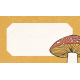 Woodland Tea Party Mushroom Label
