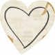 Prairie Heart Cream Heart