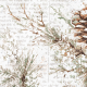 Winter Woods Pinecones 4x4 Journal Card