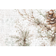 Winter Woods Pinecones 4x6 Journal Card