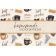 Cocoa &amp; Shortbread Journal Card homemade goodness 4x6