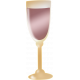 Evergreen wine glass