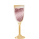 Evergreen wine glass sparkly
