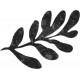Countryside Black Branch Sticker