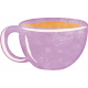 Countryside Lavender Teacup Sticker