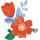 Countryside Flower Cluster Sticker 2