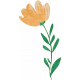 Countryside Yellow Flower Sticker