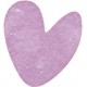 Countryside Lavender Heart Sticker