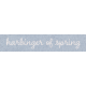 Spring for Coffee &quot;Harbinger of Spring&quot; Word Art Snippet