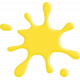 Pop Art_Yellow Paint Splat