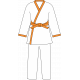 Karate Uniform Orange Illustration