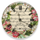 Music and Roses Clock