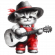 Cat Guitar 3