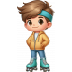 Boy Noise Roller Skate Kid 1