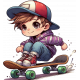 Boy Noise Skateboard Boy 2