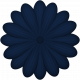 Mar 2023 Letter Design Challenge_Flower 3_Navy