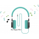 My Happy Place_Word Art_Headphones