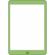 My Happy Place_Tablet Frame_Lime
