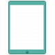 My Happy Place_Tablet Frame_Turquoise