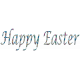 Happy Easter Patterened Word