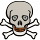 Boo time Halloween Skull and Bones Element