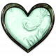 MY Days Carved Heart Gem Element