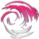 Just For Fun Big Pink Swirl Element