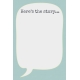 Storytelling Journal Card Speech Bubble