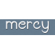 Word Strip- Mercy 